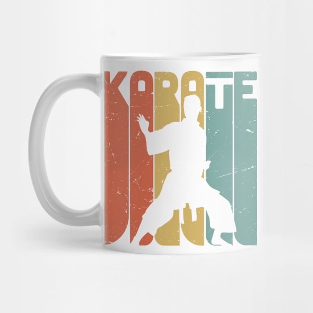 Retro Karate, Karate lover gift idea , karate fan present, martial arts by Anodyle